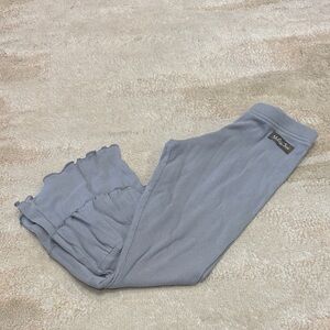 Matilda Jane- Kids Ruffle Hem Pants in Gray